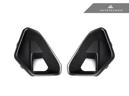 AutoTecknic Carbon Fiber Front Bumper Air Vent Set - G06 X6 M-Sport LCI