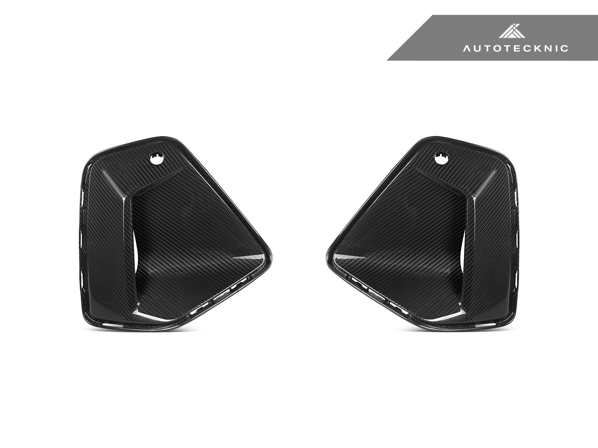 AutoTecknic Dry Carbon Front Bumper Trim Set - G60 5-Series