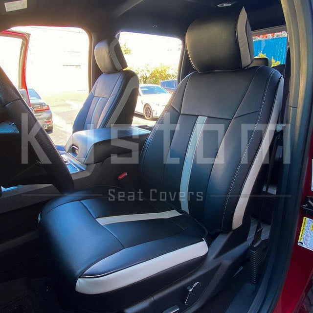 2015-21 Ford F-150 / F-250 Premium Custom Leather Seat Covers