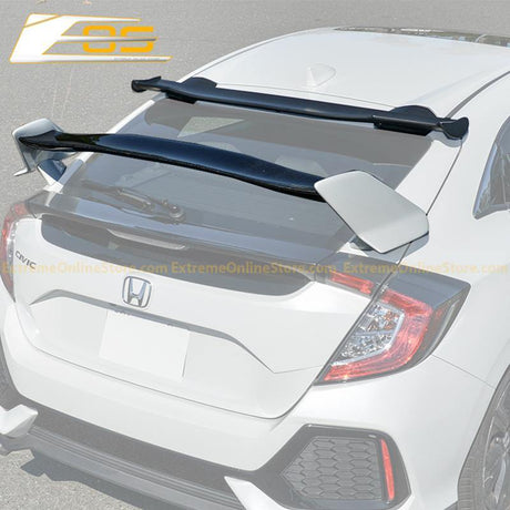 2016-21 Honda Civic Hatchback Type R Conversion Rear Spoiler W/ Spoon Roof Spoiler