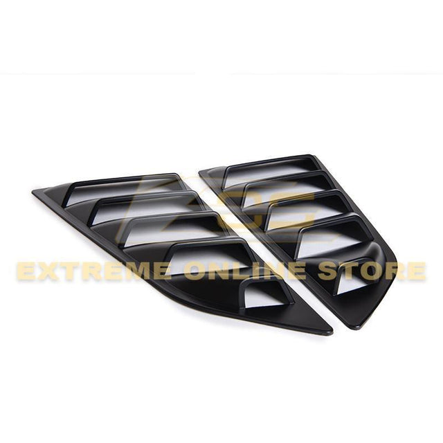 Corvette C7 Coupe Rear Side Window Louver Covers