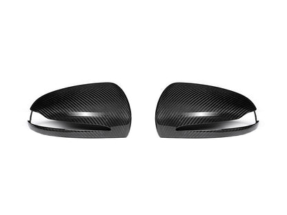 AutoTecknic Replacement Version II Dry Carbon Mirror Covers - Mercedes-Benz H247 GLA-Class