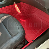 Corvette C7 Custom Premium Leather Interior Floor Mat Liners