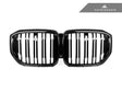 AutoTecknic Dual-Slat Gloss Black Front Grille - G05 X5 LCI