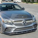 2019-Up Mercedes-Benz C-Class Carbon Fiber Front Splitter Lip