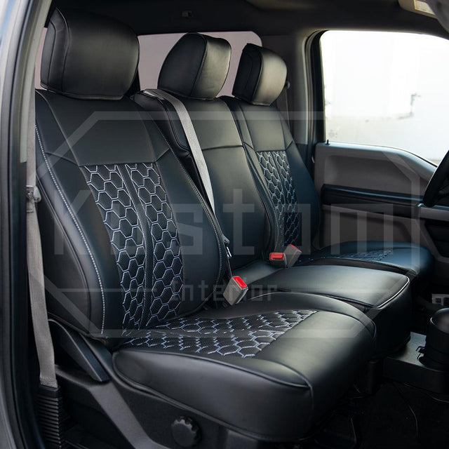 2015-21 Ford F-150 / F-250 Premium Custom Leather Seat Covers