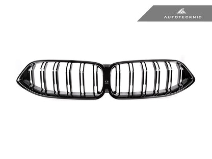 AutoTecknic Dual-Slats Gloss Black Front Grille - G14/ G15/ G16 8-Series
