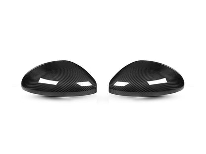 AutoTecknic Replacement Carbon Fiber Mirror Covers - Porsche 718 Cayman | Boxster