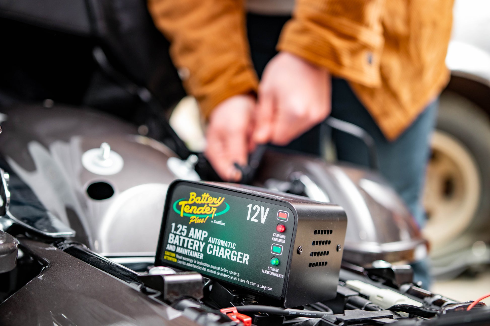 Battery Tender Plus 1.25 AMP 12V Battery Charger and Maintainer