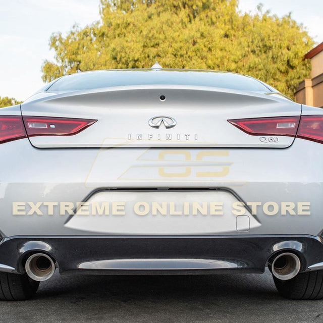 2017-Up Infiniti Q60 Muffler Delete Dual Tips Exhaust