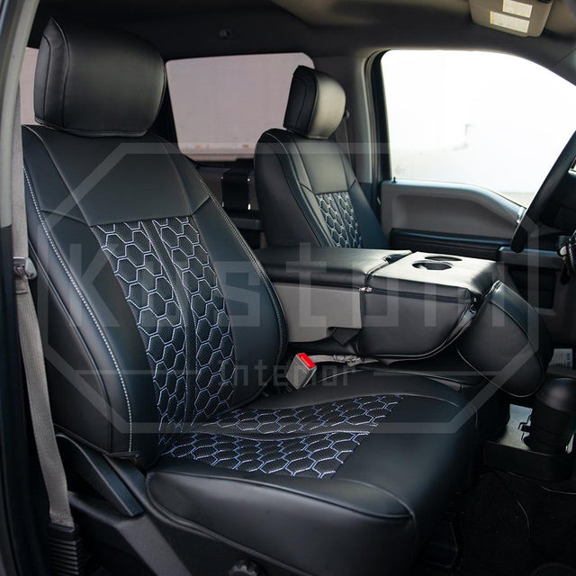 2015-21 Ford F-150 / F-250 Premium Custom Leather Seat Covers