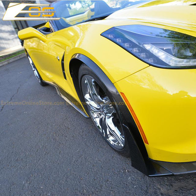 Chevrolet Corvette C7 Front Fender Flares Wheel Trim