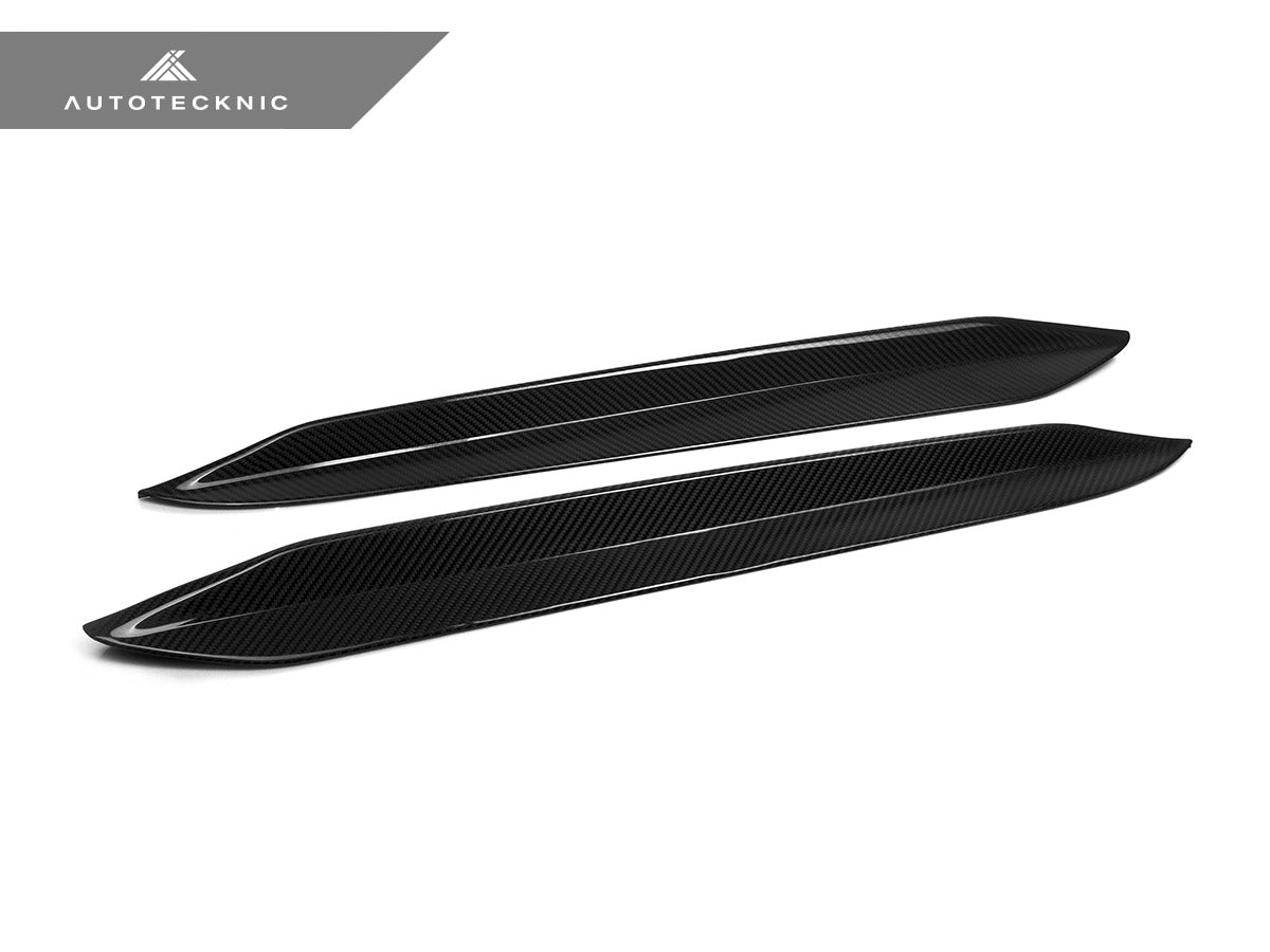 AutoTecknic Dry Carbon Rear Fin Set - F96 X6M | G06 X6