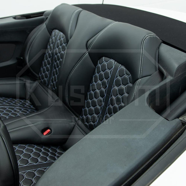 2015-Up Ford Mustang Convertible Custom Leather Seat Covers