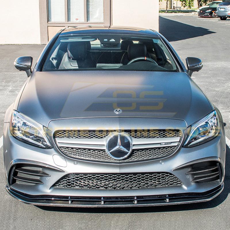 2019-Up Mercedes-Benz C-Class Carbon Fiber Front Splitter Lip