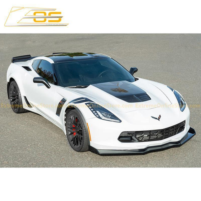 Corvette C7 Stage 2.5 ZR1 Conversion Extended Front Splitter