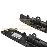 2009-15 Cadillac CTS-V Coupe Carbon Fiber Rear Bumper Insert Covers
