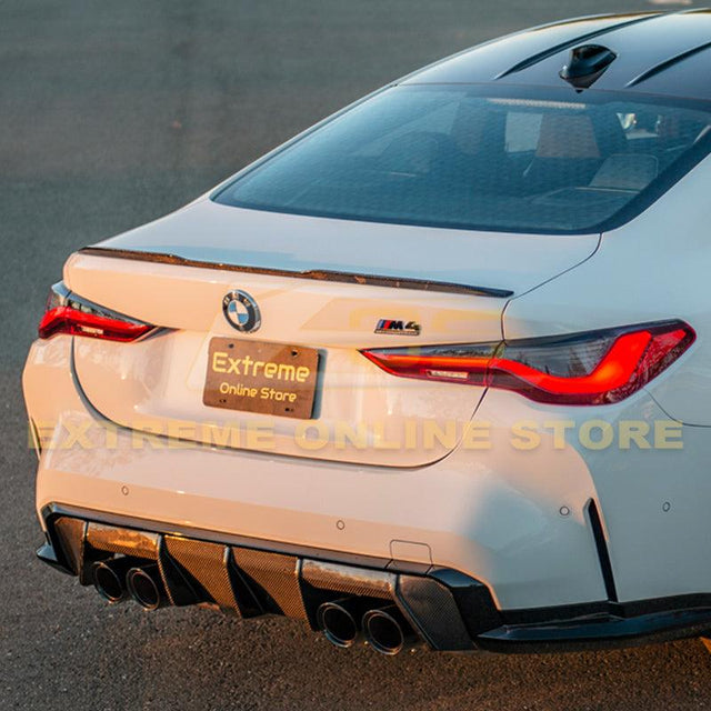 2021-Up BMW G82 M4 Carbon Fiber Rear Truck Spoiler