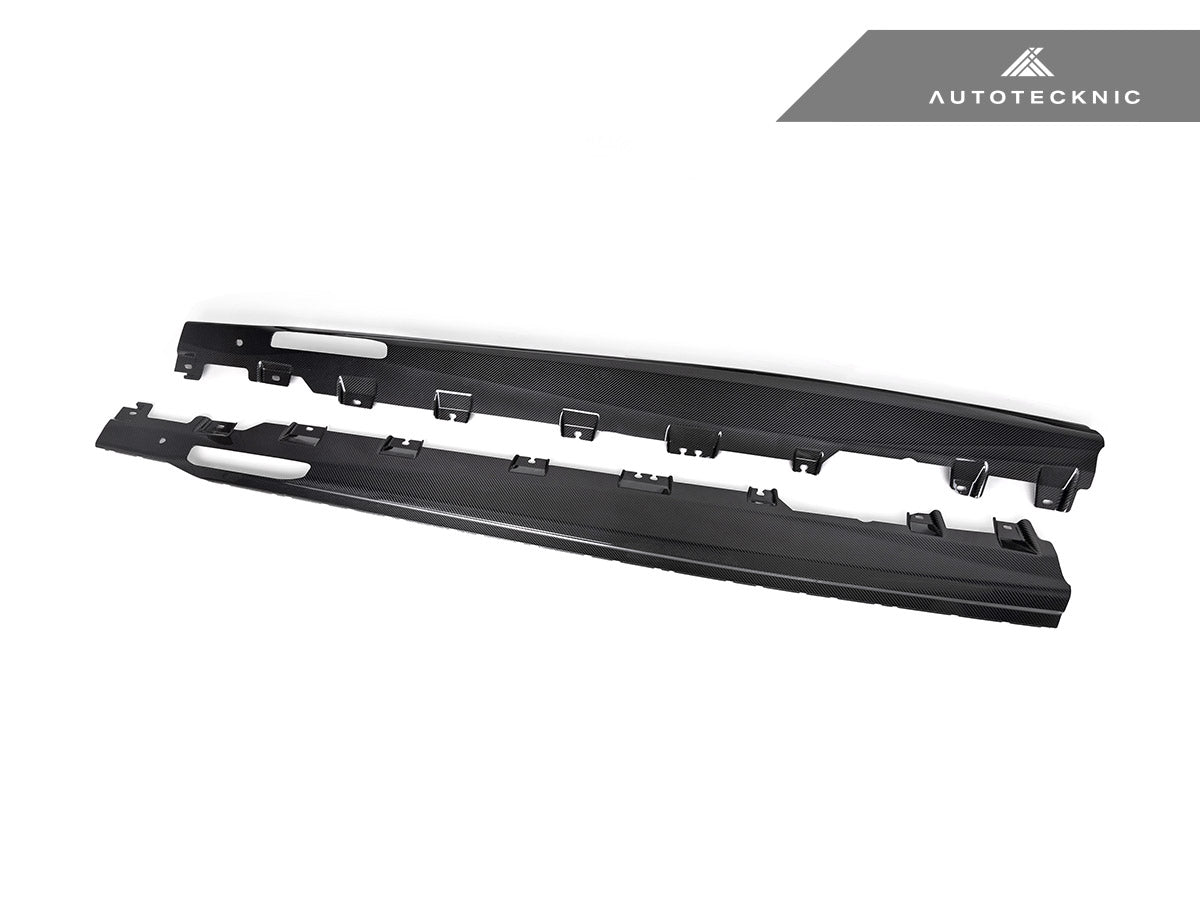 AutoTecknic Carbon Fiber Side Skirt Extension Set - F96 X6M | G06 X6