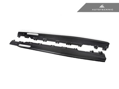 AutoTecknic Carbon Fiber Side Skirt Extension Set - F96 X6M | G06 X6