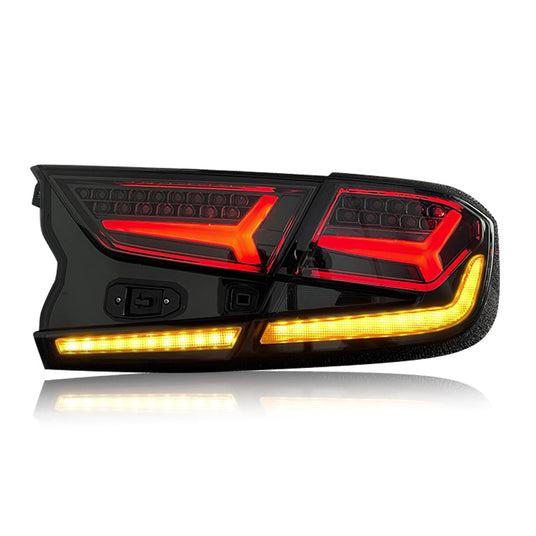 201822 Honda Accord LED Tail Lights Smoke Lambo Style