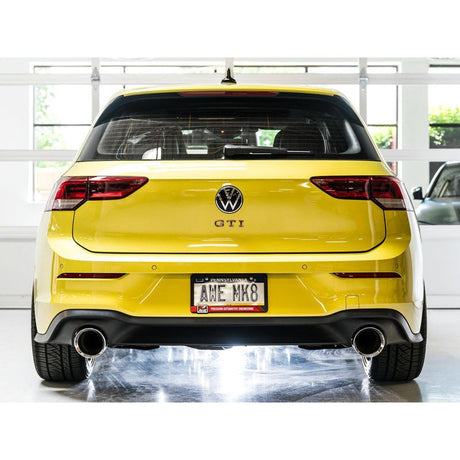 AWE 2022 VW GTI MK8 Track Edition Exhaust - Chrome Silver Tips