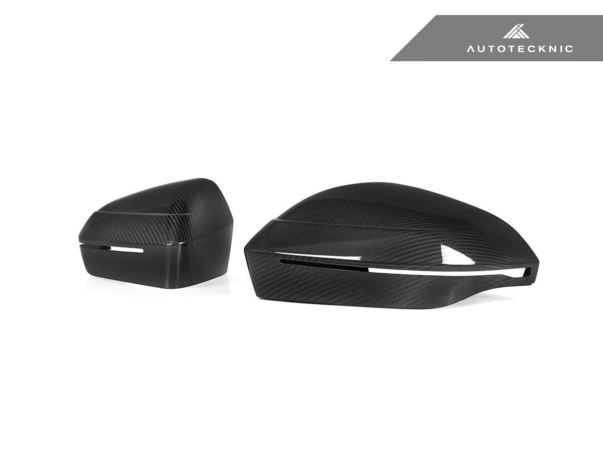 AutoTecknic Dry Carbon Fiber Mirror Cap Set - G60 5-Series | G70 7-Series