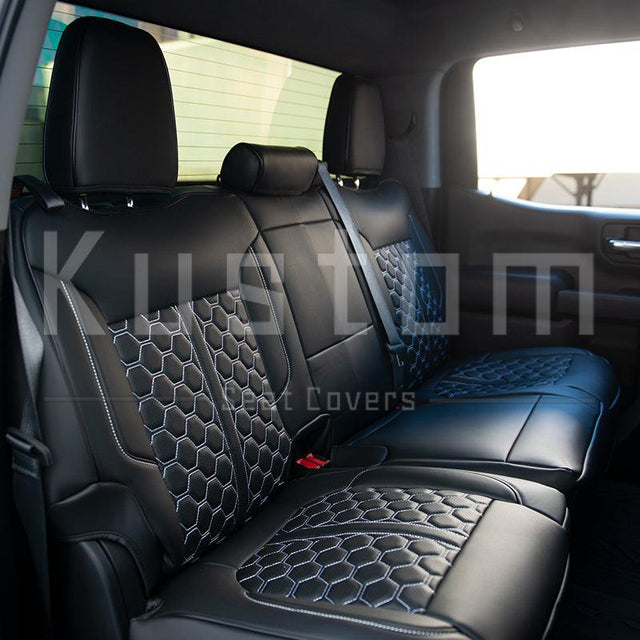 2019-Up GMC Sierra Premium Custom Leather Seat Covers