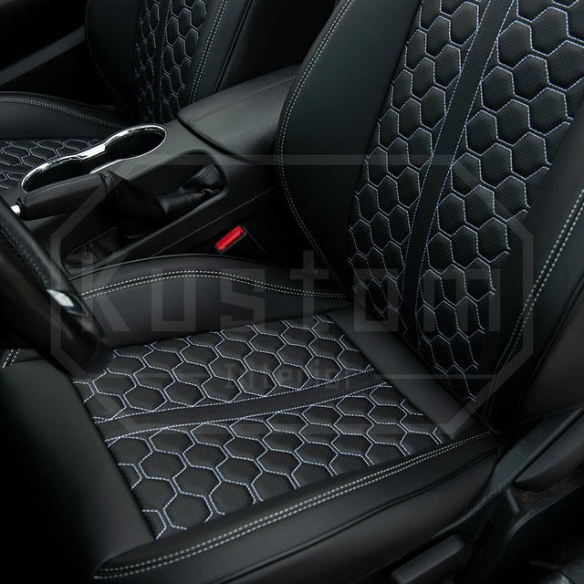 2015-Up Ford Mustang Convertible Custom Leather Seat Covers