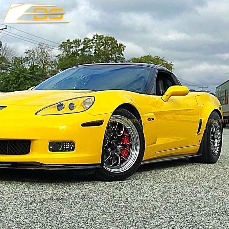 Corvette C6 Grand Sport / Z06 Front Splitter Lip & Side Skirts Rocker Panels - Revline Performance