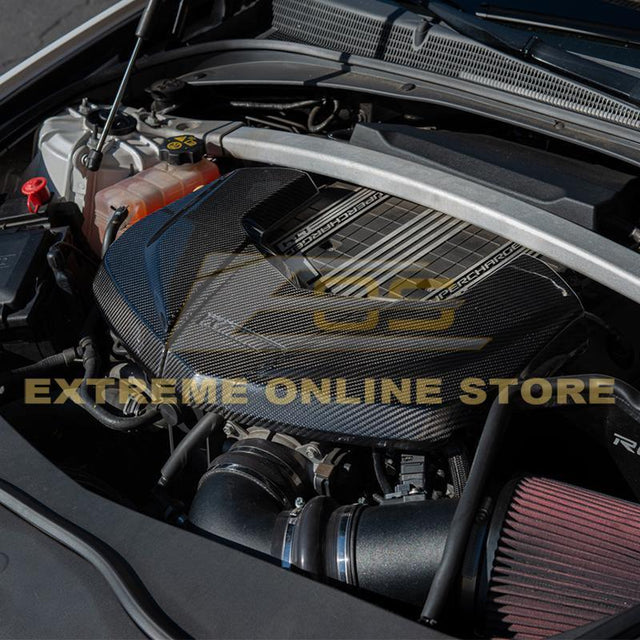 2016-Up Cadillac CTS-V Carbon Fiber Front Engine Cover