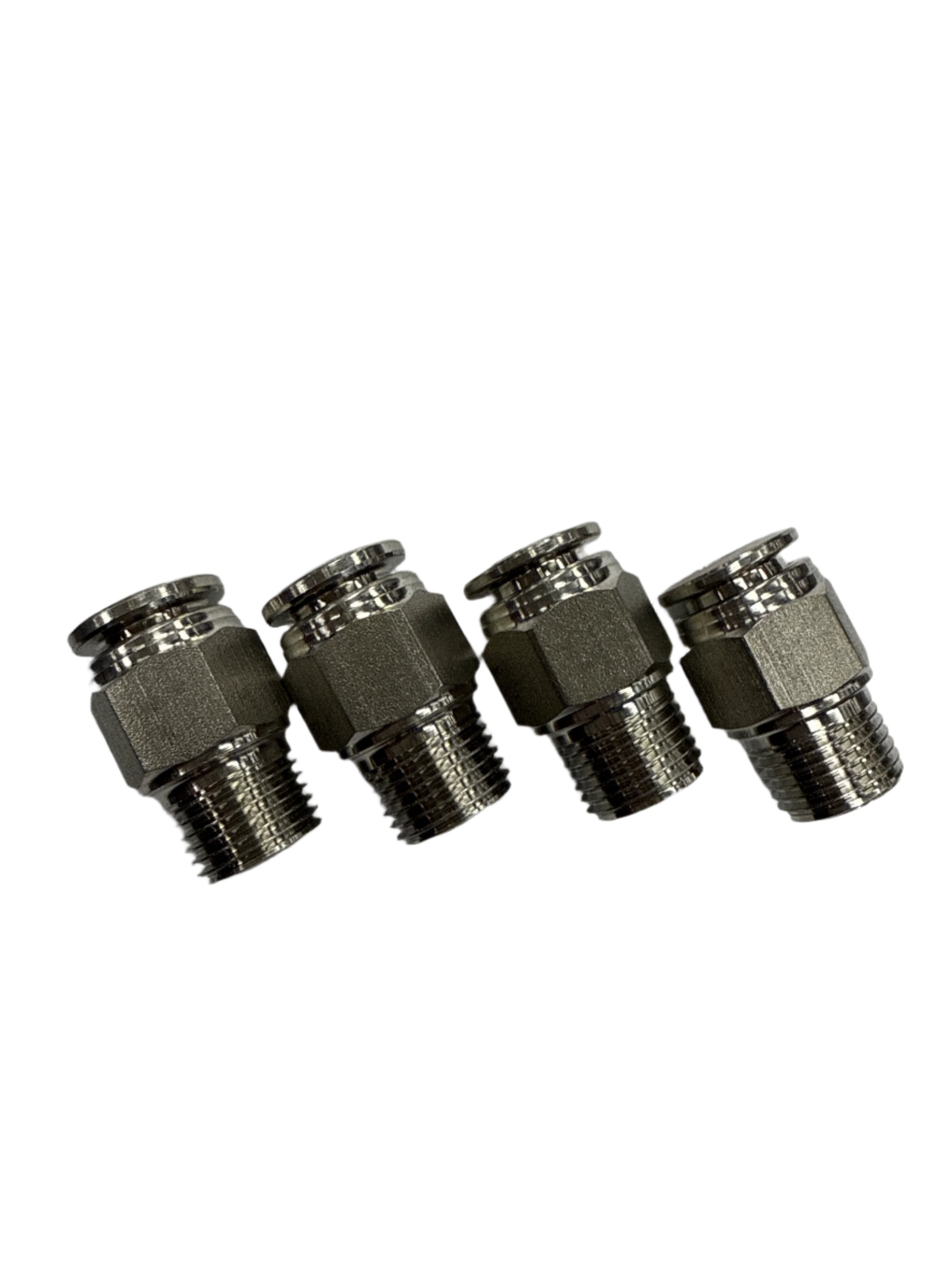SPDZ1 1/8 NPT - 1/4 DOT Straight 4 Piece Heavy Duty Fitting Kit
