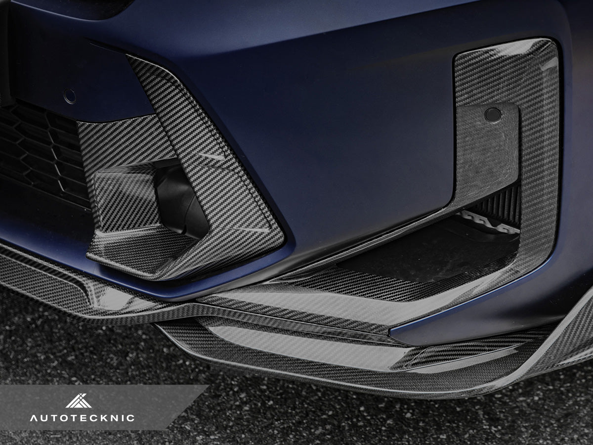 AutoTecknic Dry Carbon Front Bumper Air Vent Set - F97 X3M LCI | F98 X4M LCI