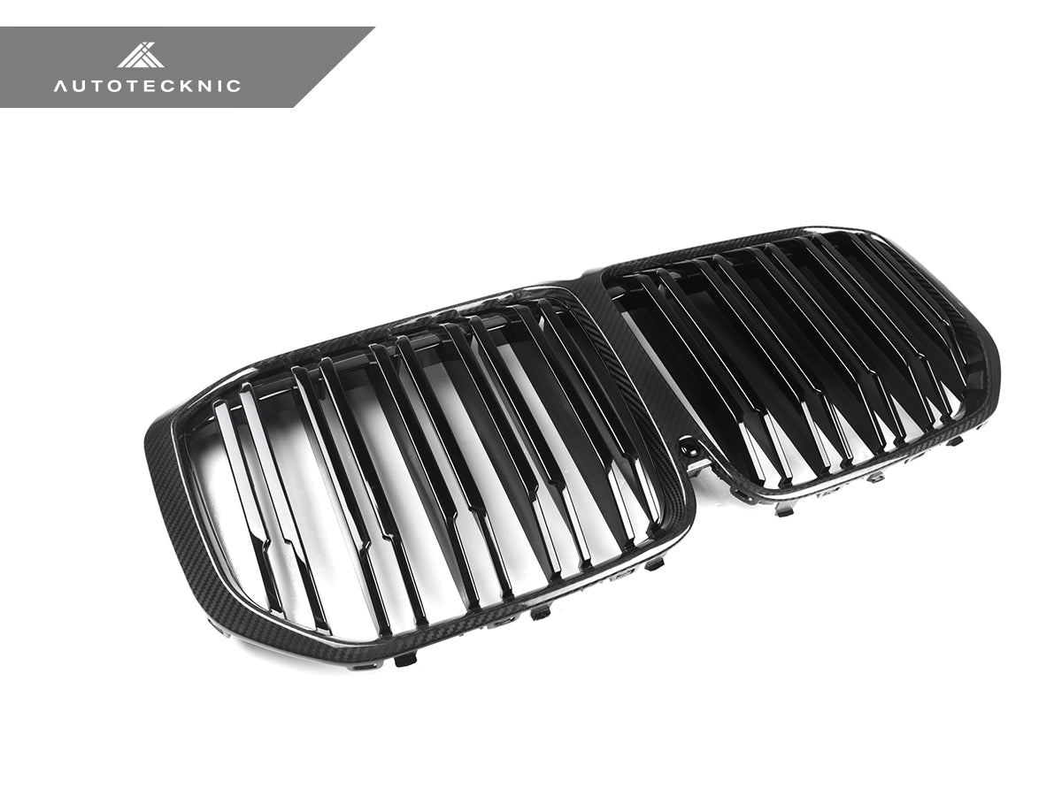 AutoTecknic Dual-Slats Dry Carbon Front Grille - G07 X7 Pre-LCI