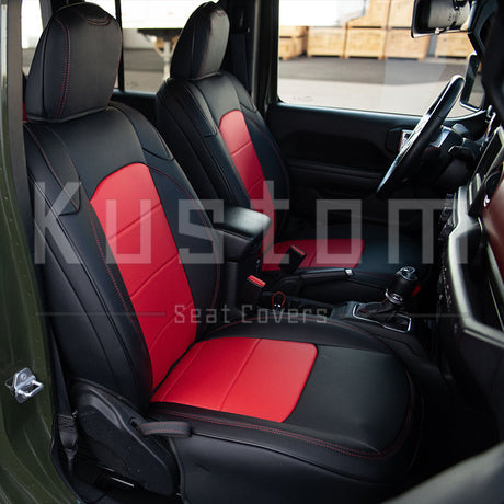 EOS 2018-Up Jeep Wrangler JL Custom Leather Seat Covers