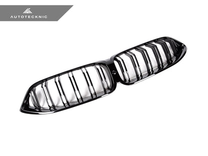 AutoTecknic Dual-Slats Gloss Black Front Grille - G14/ G15/ G16 8-Series