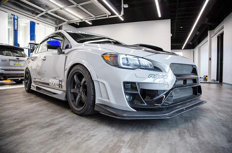 OLM OE Style Mirror Cover with Turn Signal Cutout - Lightning Red - 2015-2021 Subaru WRX / STI / 2015-2017 Crosstrek