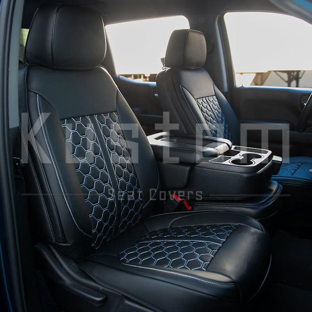 2019-Up GMC Sierra Premium Custom Leather Seat Covers