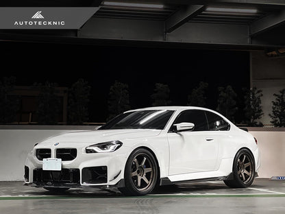 AutoTecknic Dry Carbon Side Skirt Extension Set V2 - BMW G87 M2