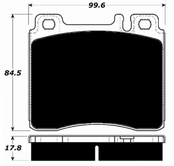Porterfield Brake Pads for 1996 MERCEDES-BENZ S420