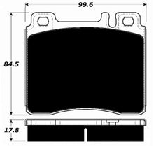 Porterfield Brake Pads for 1996 MERCEDES-BENZ S420
