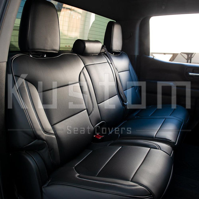 2019-Up GMC Sierra Premium Custom Leather Seat Covers