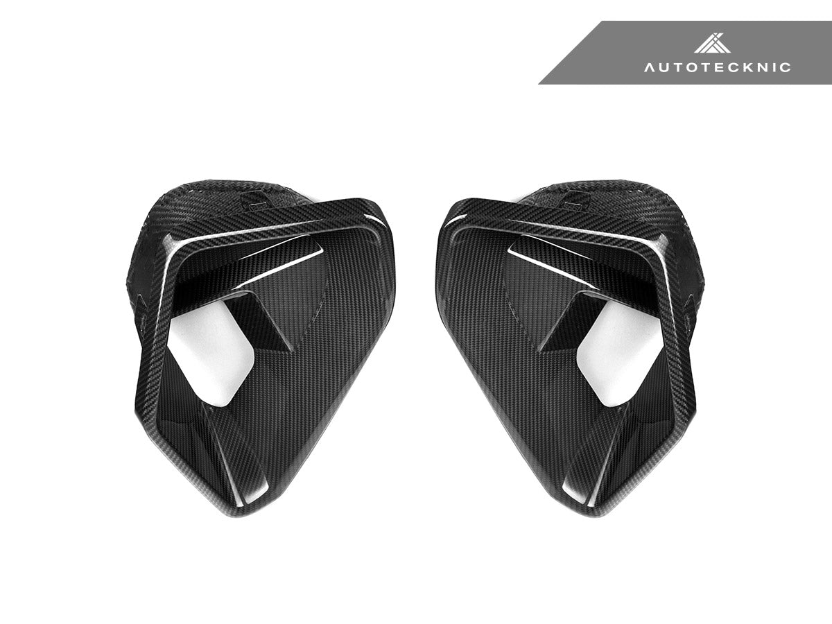 AutoTecknic Carbon Fiber Front Bumper Air Vent Set - G06 X6 M-Sport LCI