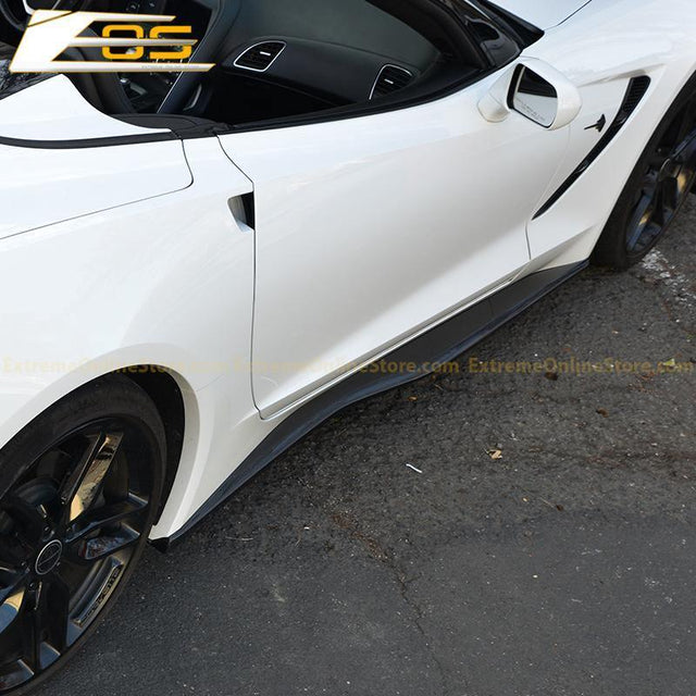 Corvette C7 Stingray / Z51 Carbon Flash Side Skirts Rocker Panels