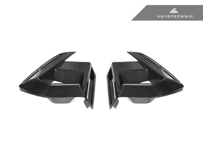 AutoTecknic Dry Carbon Front Bumper Air Vent Set - F97 X3M LCI | F98 X4M LCI