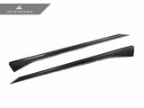 AutoTecknic Dry Carbon Fiber Side Skirt Extension Set - G90/ G99 M5
