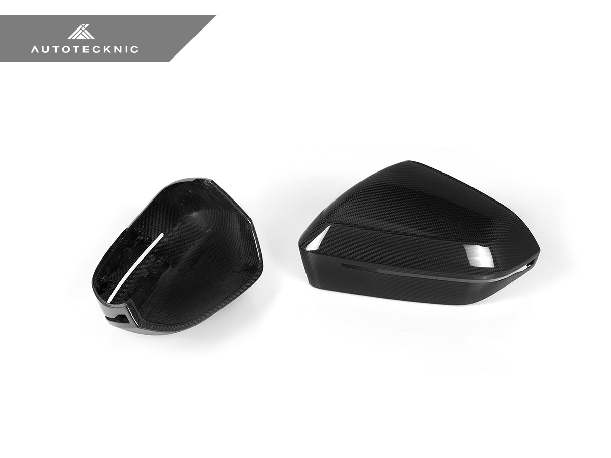 AutoTecknic Dry Carbon Fiber Mirror Cap Set - G45 X3