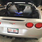 WindRestrictor® Corvette C6 Coupe Rear Glow Plate