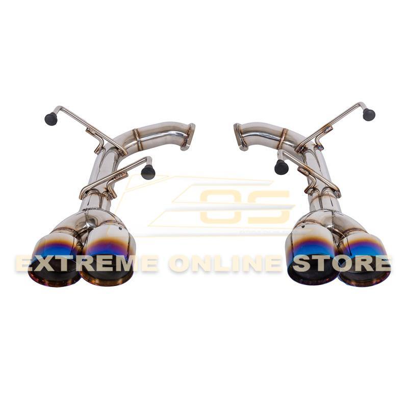 EOS 2015-21 Subaru WRX / STi Axle Back Quad Burnt Tips Exhaust