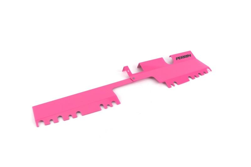 Perrin [15-21 WRX/STI] Radiator Shroud with OEM Intake Scoop - Hyper Pink | PSP-ENG-512-4HP